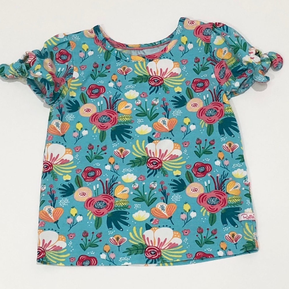 Ruffle Butts Floral Top